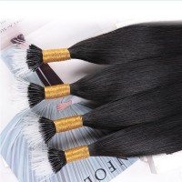 String tip nano ring human hair nano ring link human hair extensions