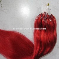 factory price bleached color micro ring loop hair extension for european hair