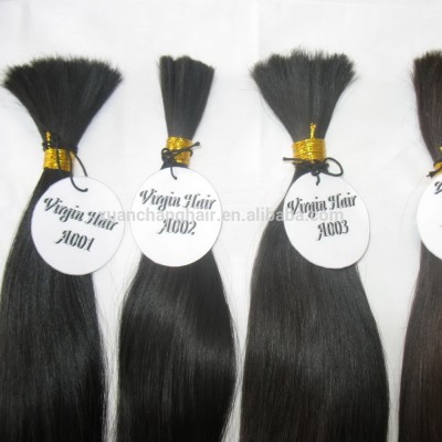 50cm Silky Straight Brazilian Human Hair Braiding Bulk Extensions