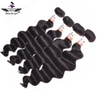 No tangle no shedding 14 inch peruvian hair with soft indian virgin hair thick bundles in guangzhou market